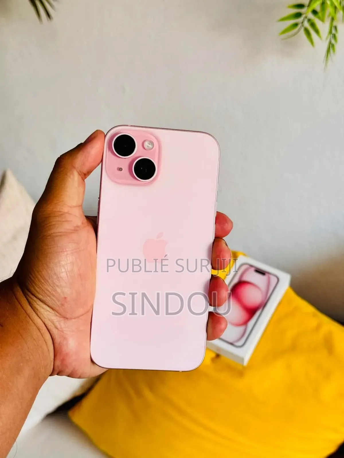 Pomme iPhone 15 128 GB Rose