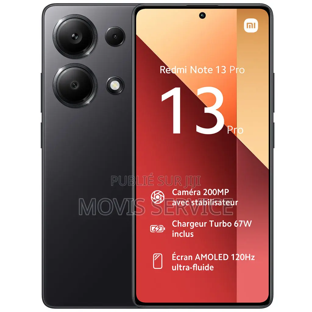 New Xiaomi Redmi Note 13 Pro 256 GB Black