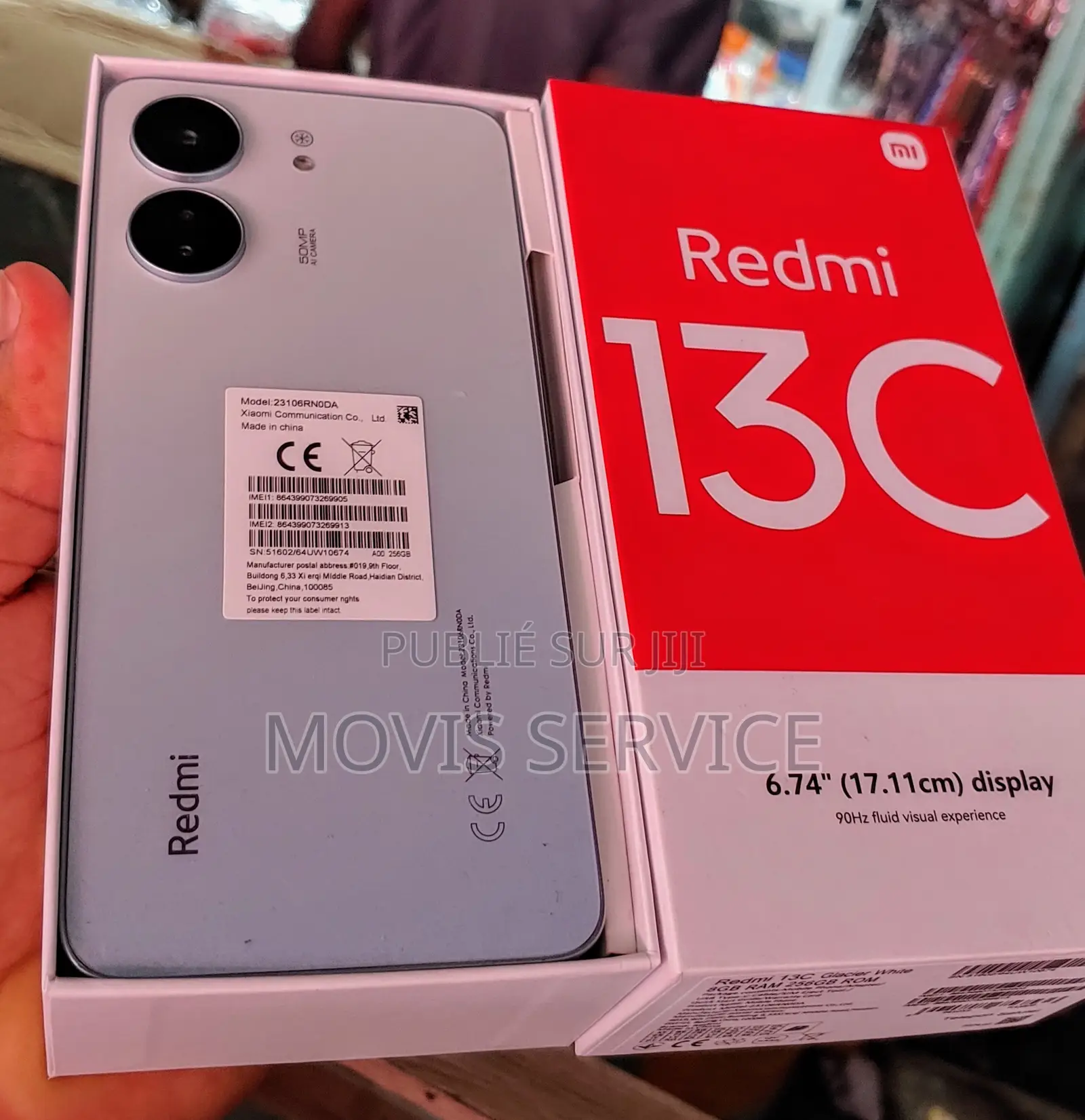 New Xiaomi Redmi 13C 256 GB Blanc