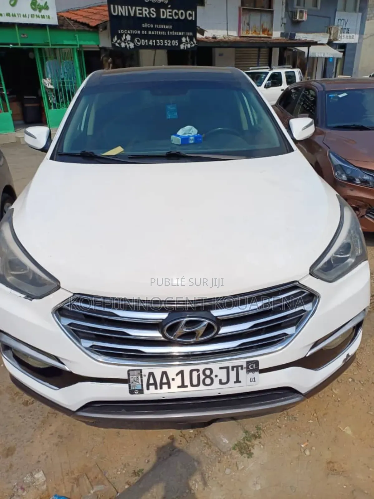 Hyundai Santa Fe Limited 2012 Blanc