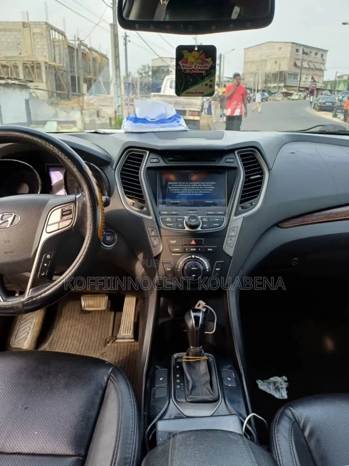 Hyundai Santa Fe Limited 2012 Blanc