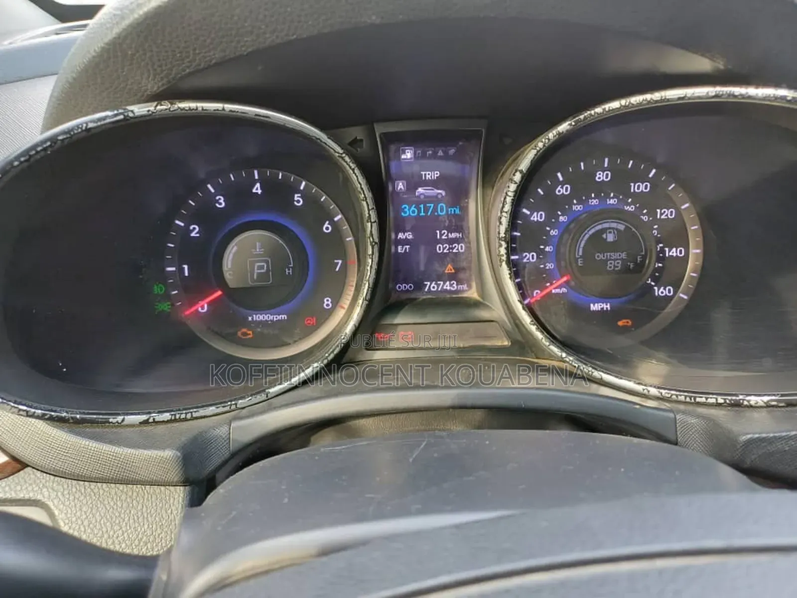 Hyundai Santa Fe Limited 2012 Blanc