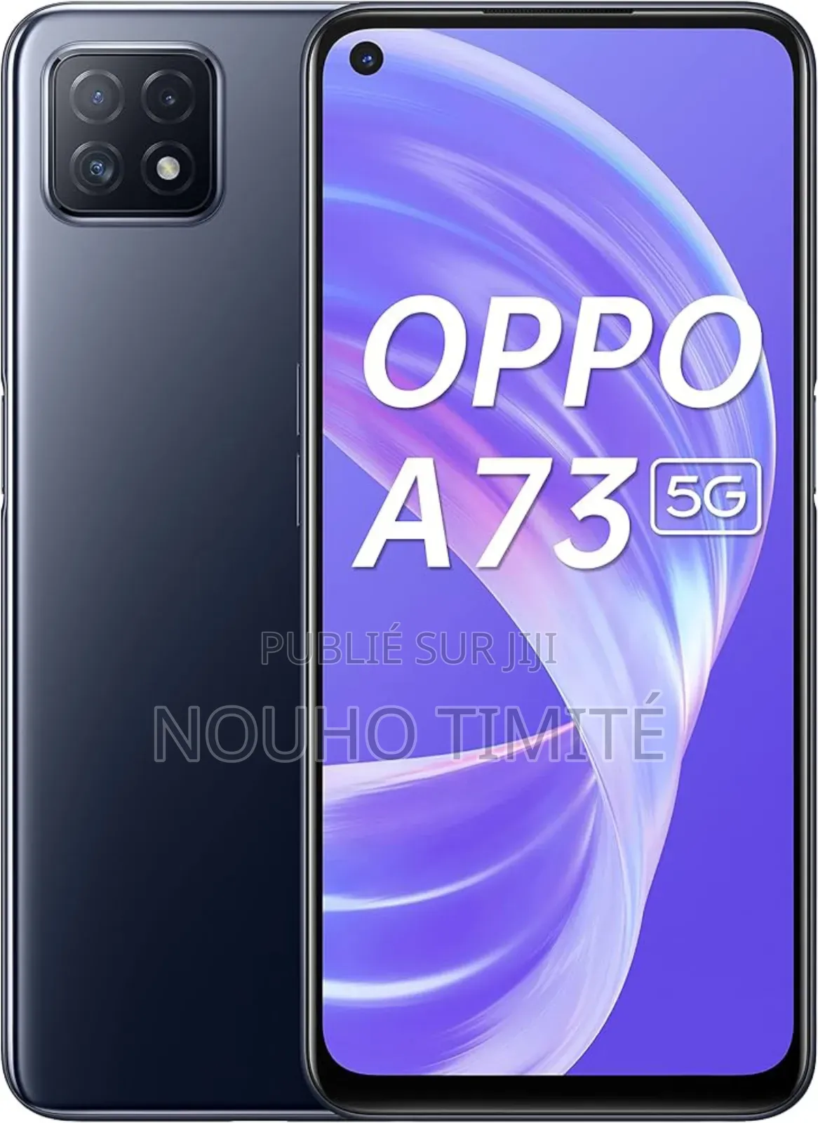 New Oppo A73 5G 256 GB Noir