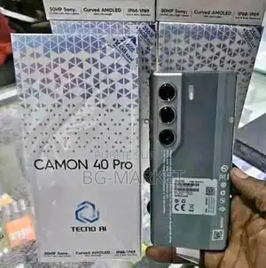 New Tecno Camon 40 Pro 256 GB Noir