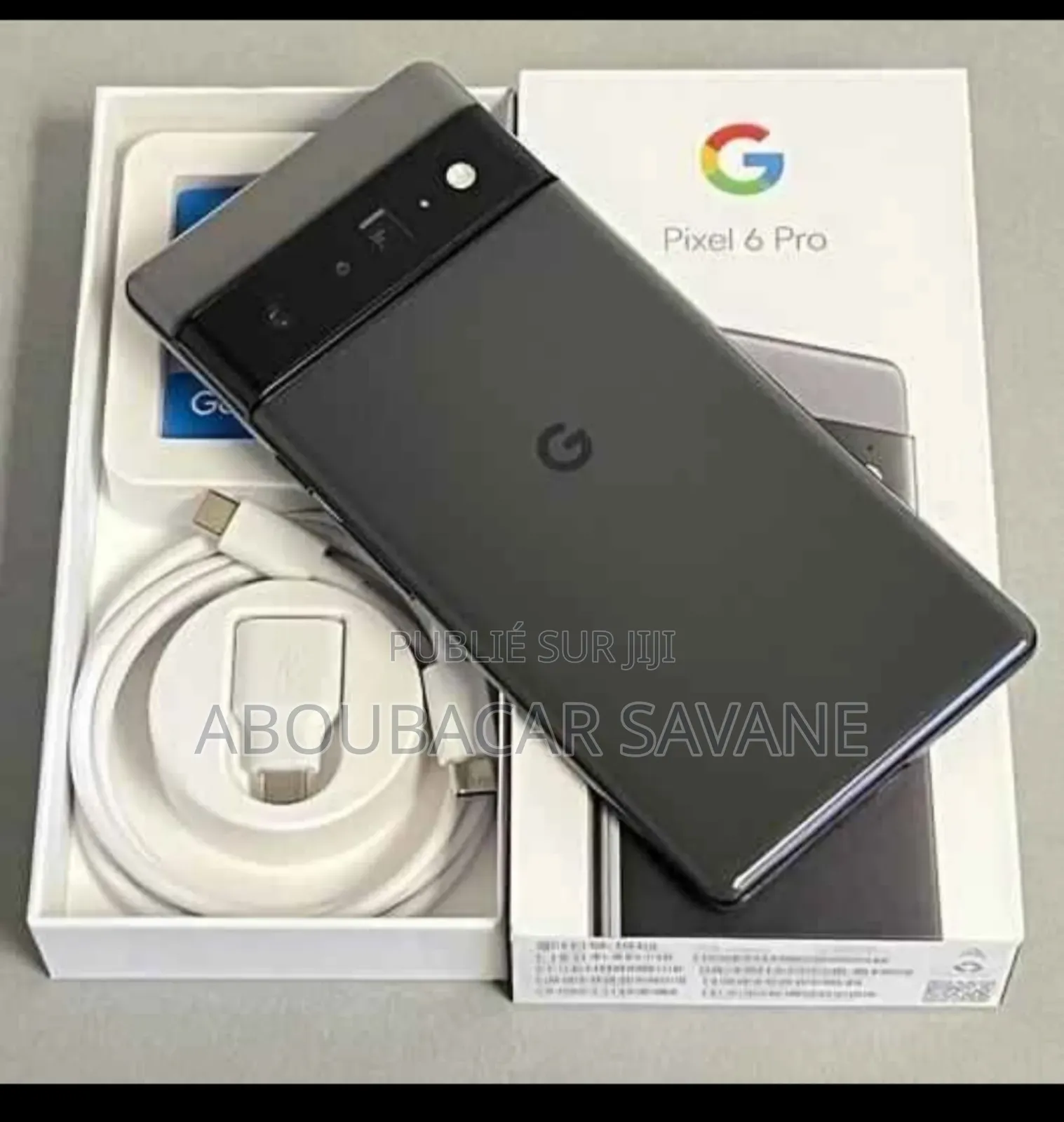 New Google Pixel 6 Pro 256 GB Noir