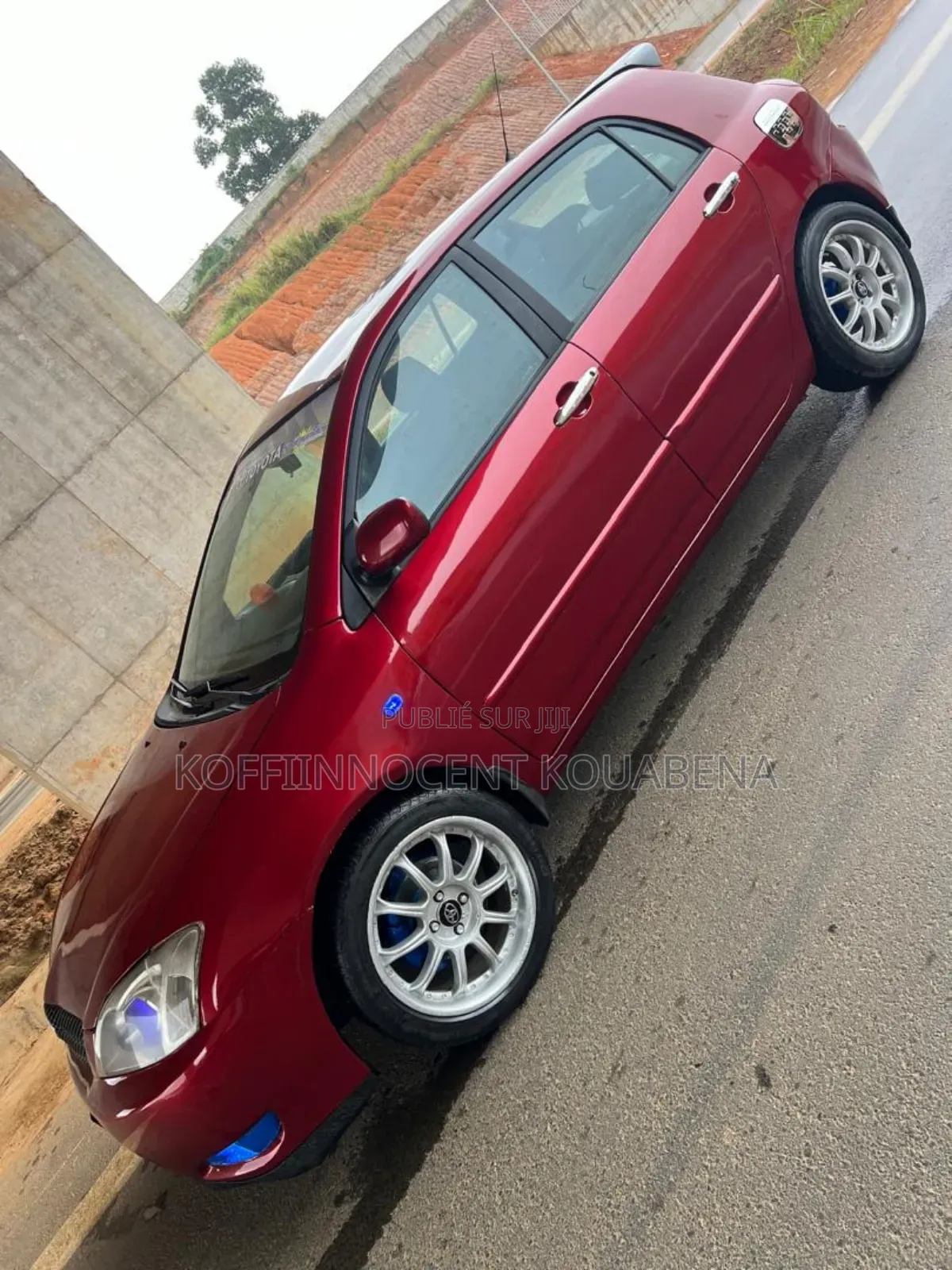 Toyota Corolla 2.0 D Sedan 2002 Rouge
