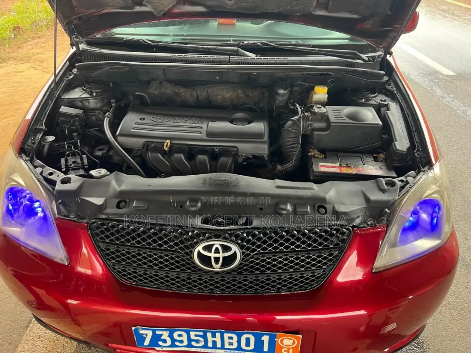 Toyota Corolla 2.0 D Sedan 2002 Rouge