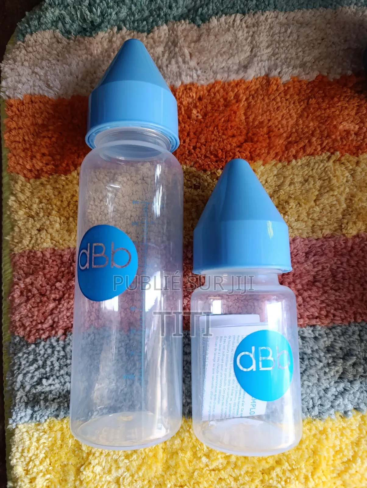 Biberon en Verre Et en Plastique