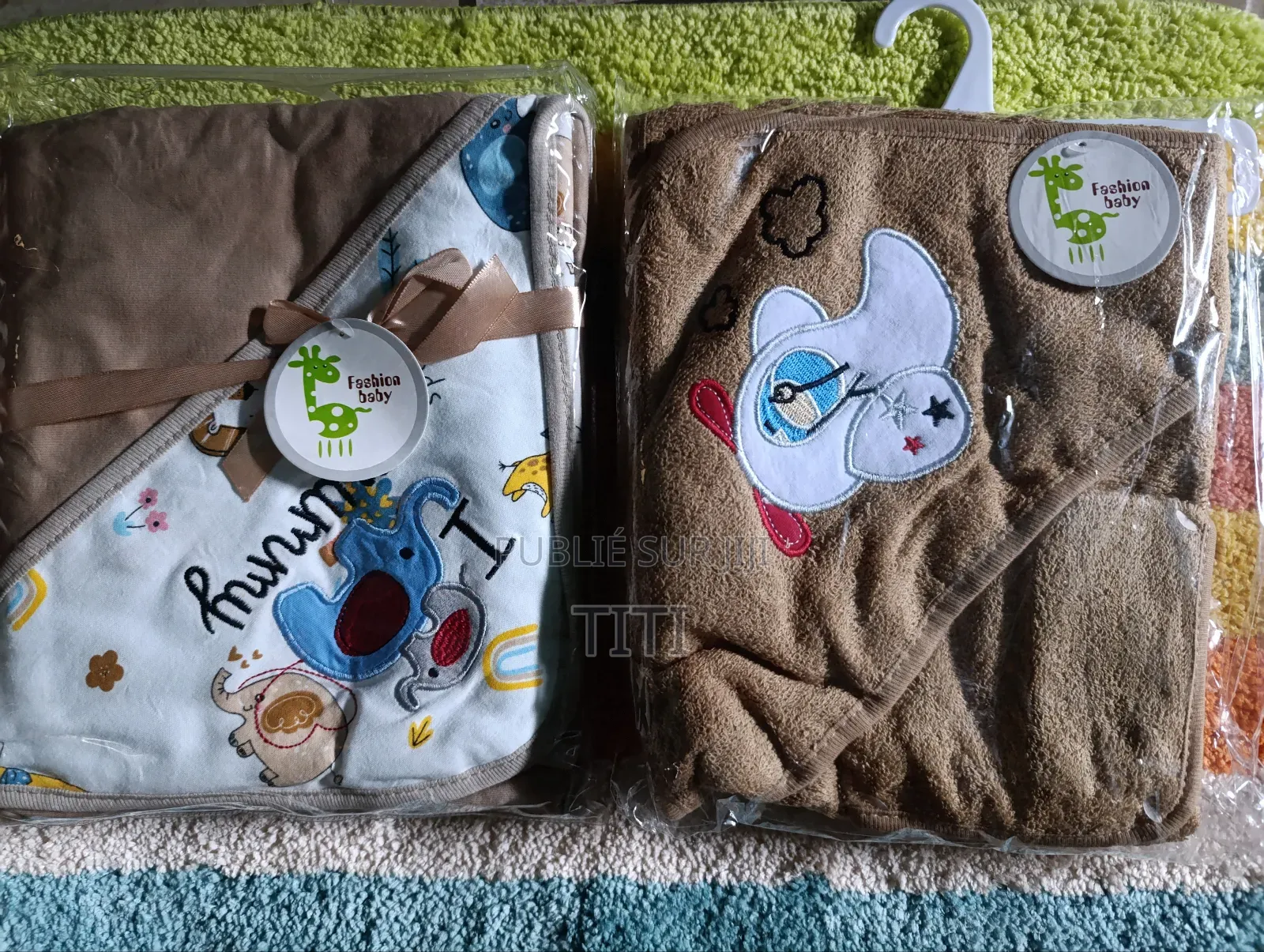 Drap À Capuche + Sortie De Bain