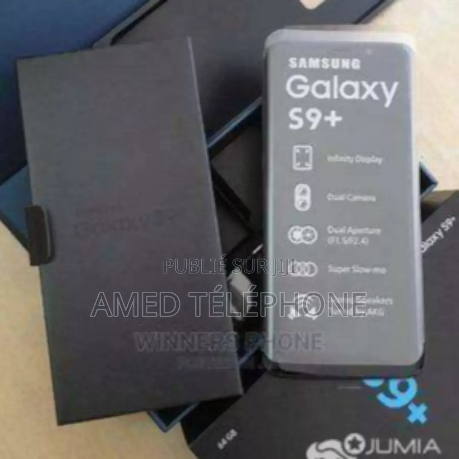 New Samsung Galaxy S9 Plus 128 GB Noir