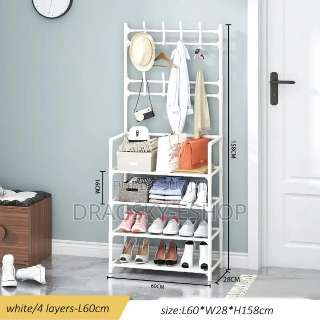 *Étagère De Chaussure Avec Ceinte*