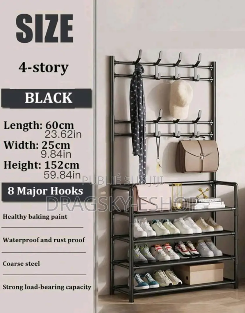 *Étagère De Chaussure Avec Ceinte*