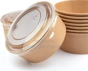 *Bols Ronds Avec Couvercles 750ml Et 1000ml*