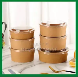 *Bols Ronds Avec Couvercles 750ml Et 1000ml*