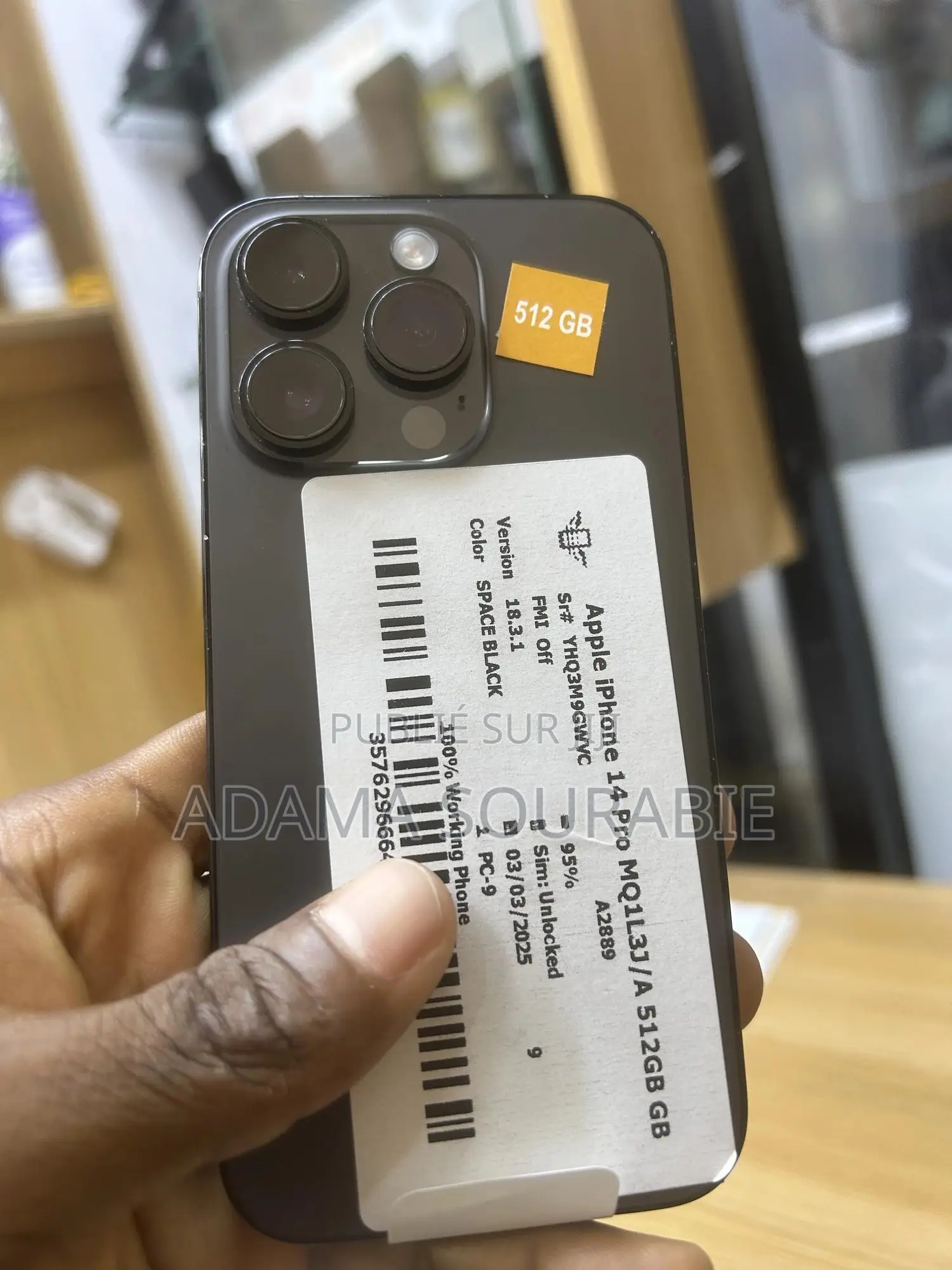 Apple iPhone 14 Pro 512 GB Black