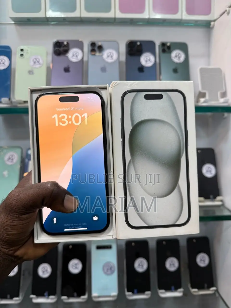 New Apple iPhone 15 128 GB Noir