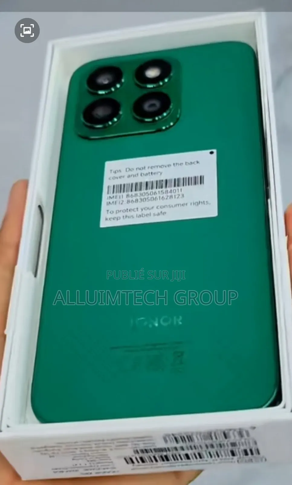 New Honor X7c 256 GB Noir