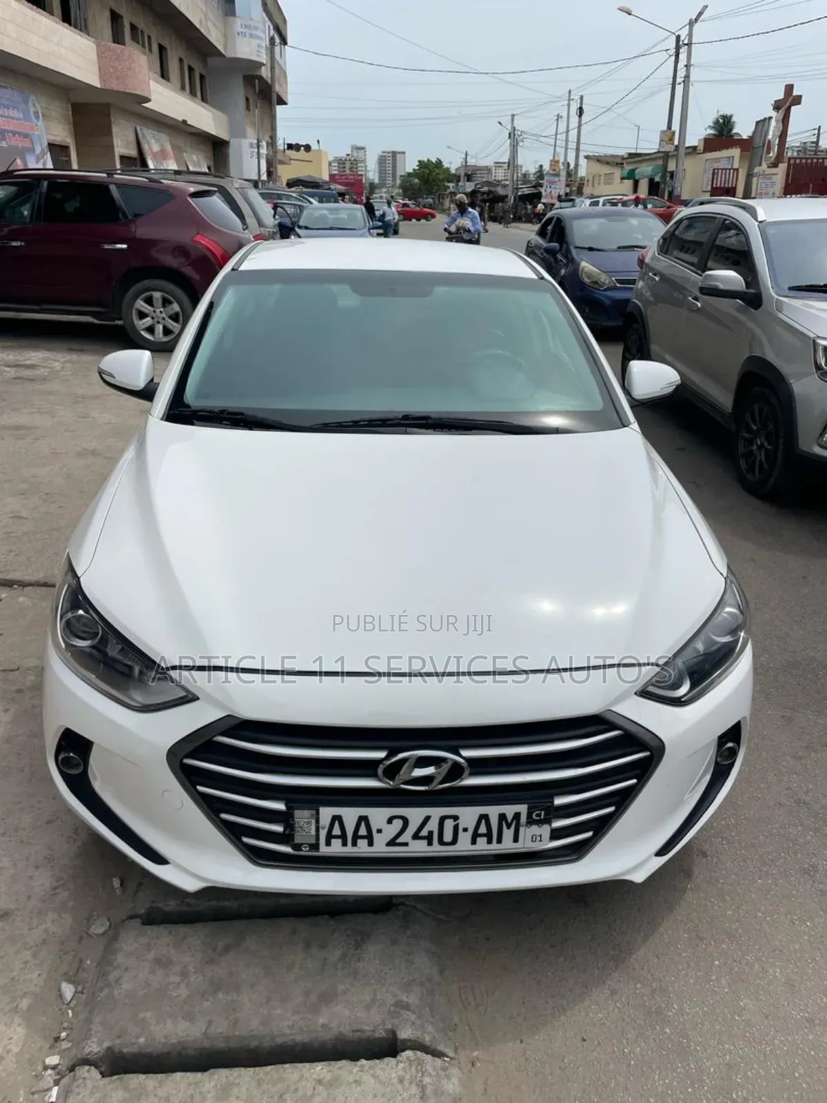 Hyundai Avante 2018 Blanc
