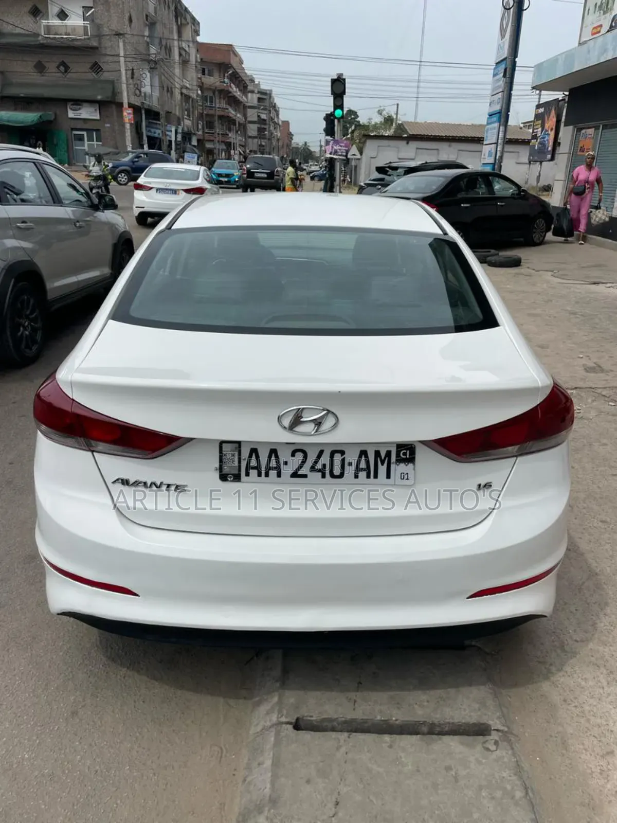 Hyundai Avante 2018 Blanc