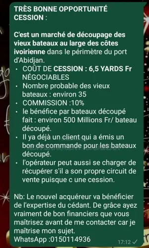 Marché De Café Cacao Cherche Financement