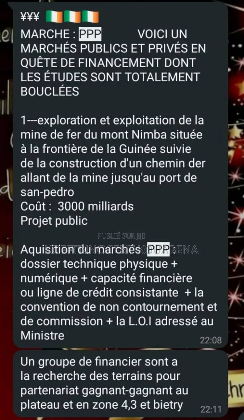 Marché De Café Cacao Cherche Financement
