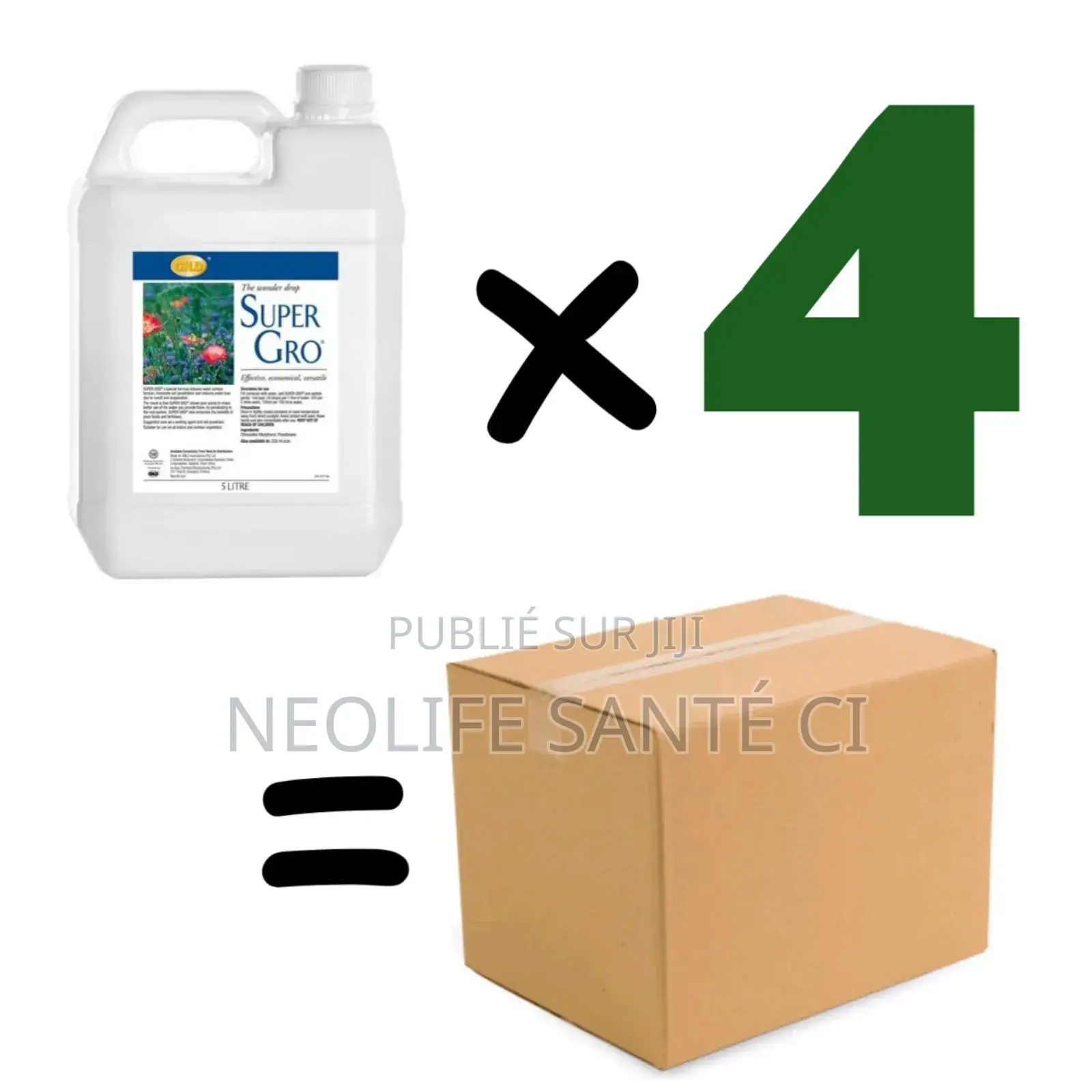 Super Gro (1 Carton De 5l)