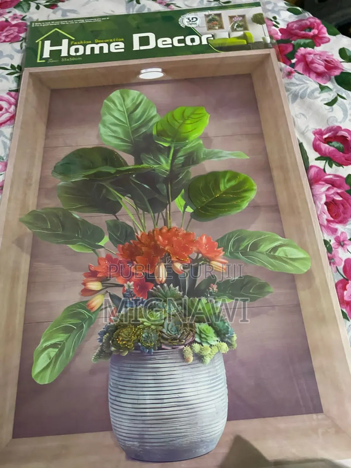 Autocollant Fleur Mural 3d
