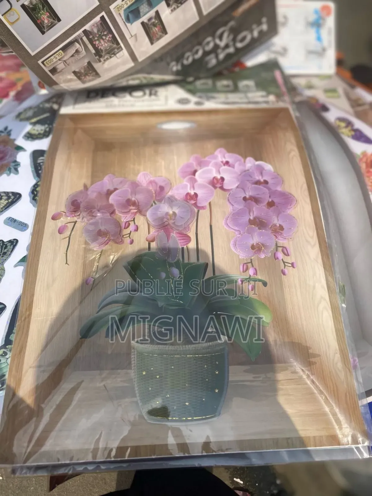 Autocollant Fleur Mural 3d