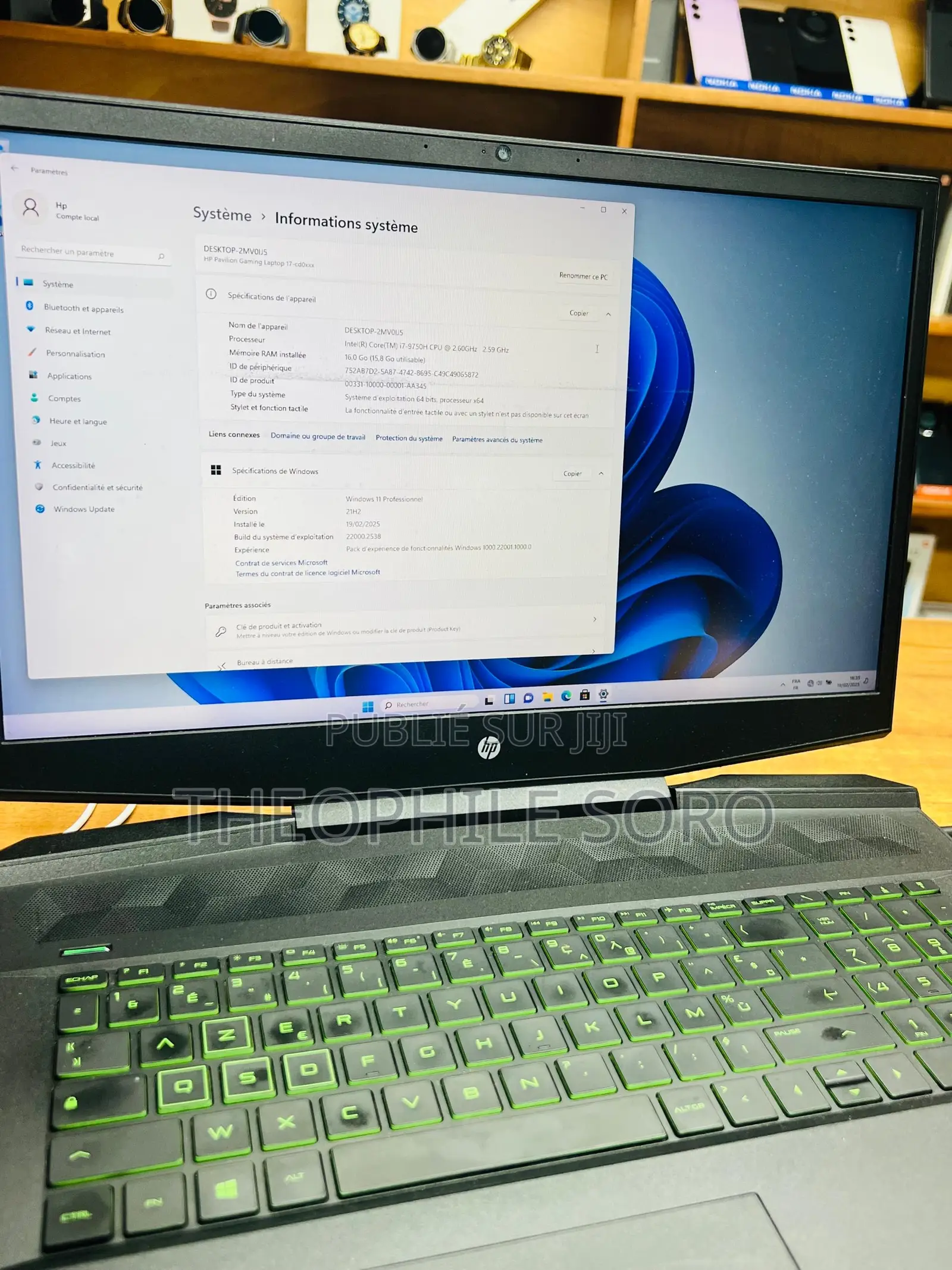 HP Pavilion Gaming Laptop 15-Dk2xxx 16GB Intel Core I7 HDD+SSD 512GB