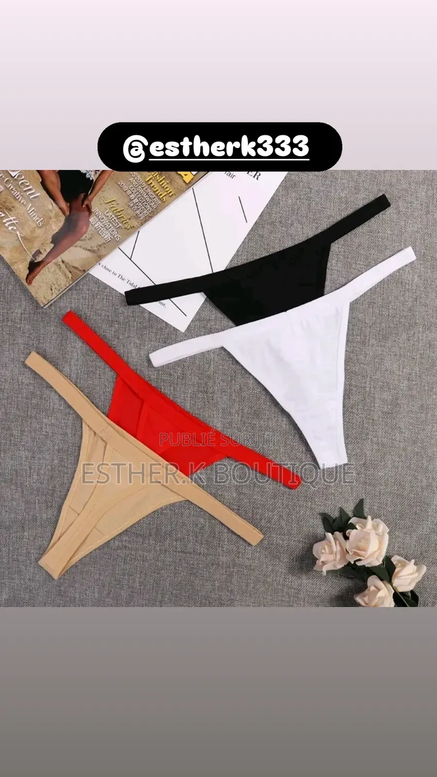 Strings Coton Très Confortables