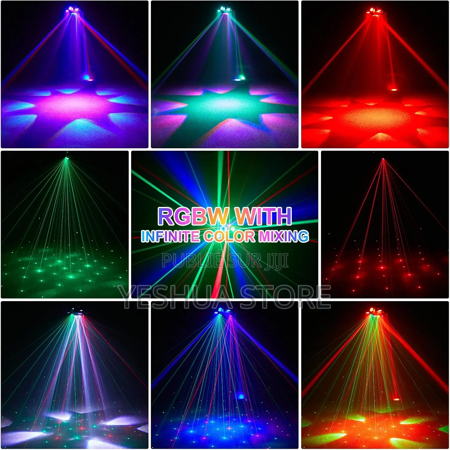 Projecteur Jeu De Lumière 6 Bras