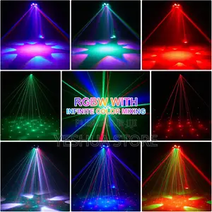 Projecteur Jeu De Lumière 6 Bras