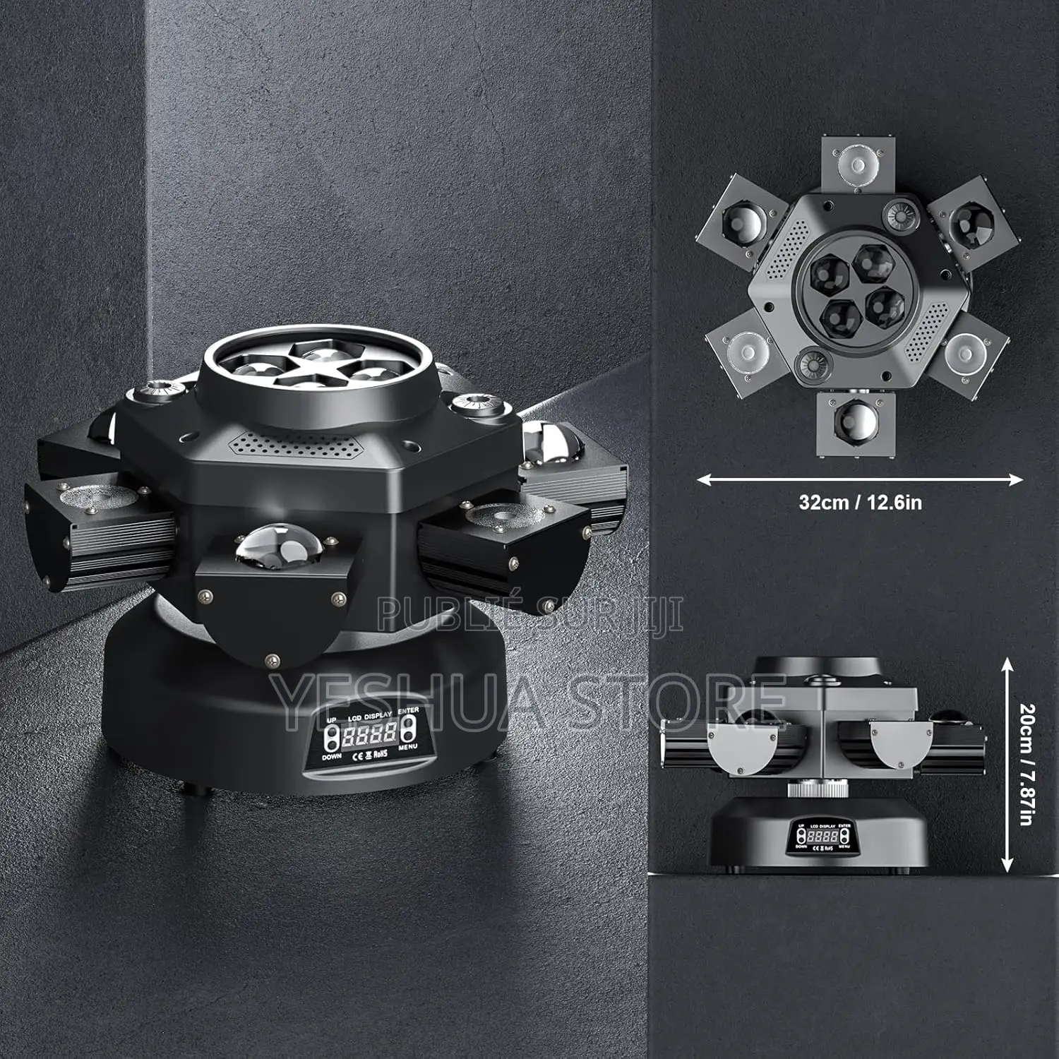 Projecteur Jeu De Lumière 6 Bras