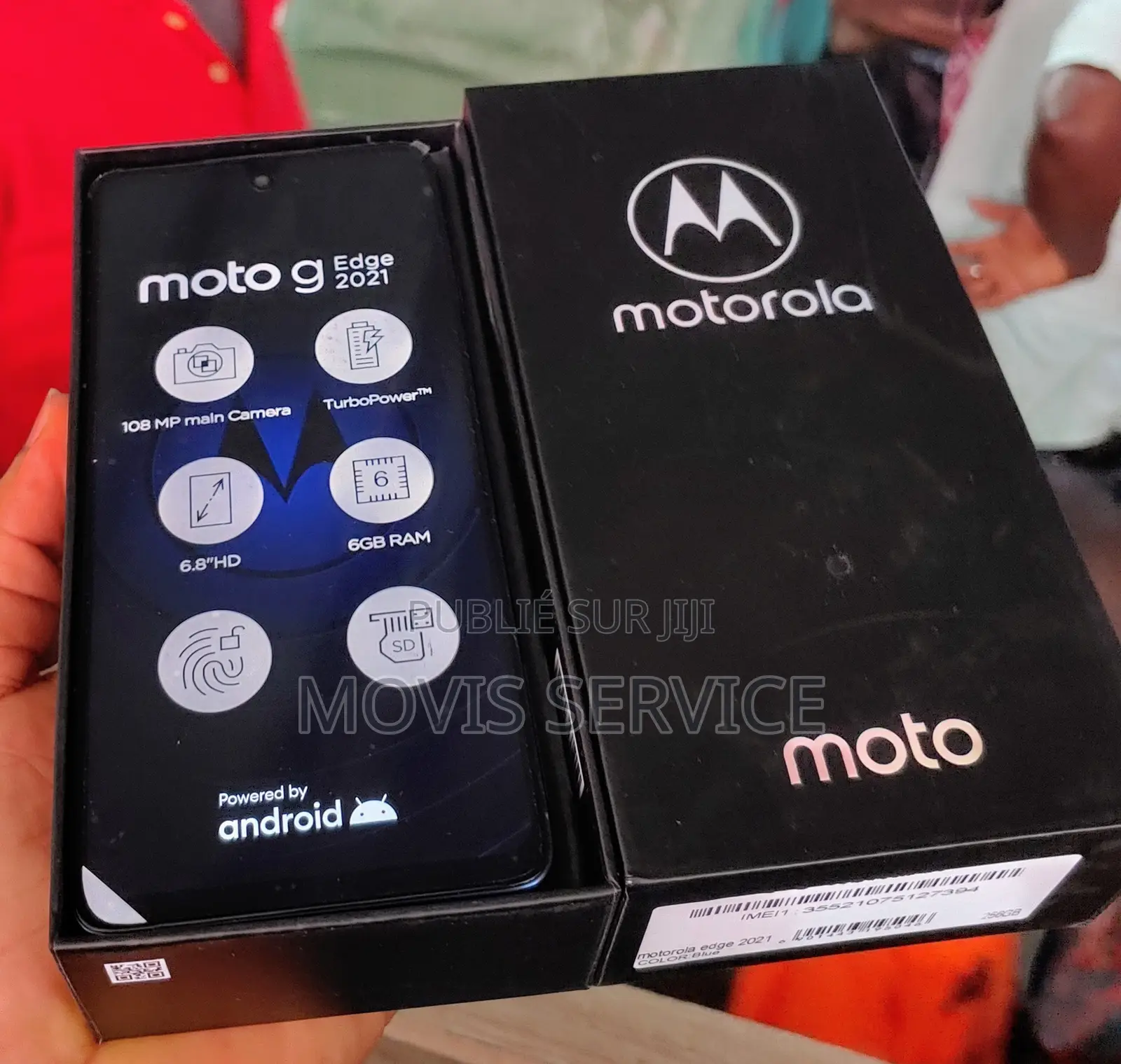 New Motorola Edge 5G 2021 256 GB Bleu