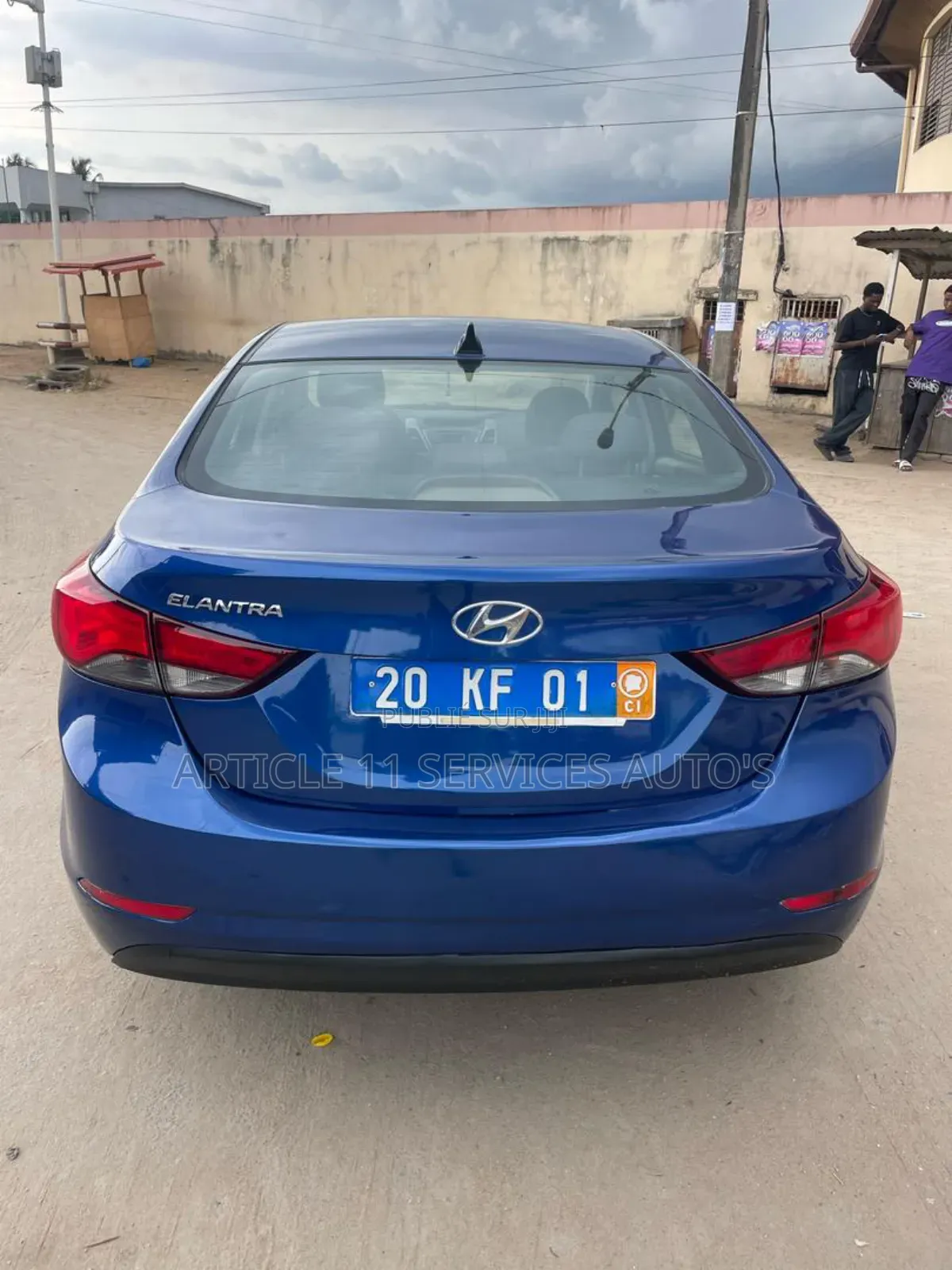 Hyundai Elantra 2016 Bleu