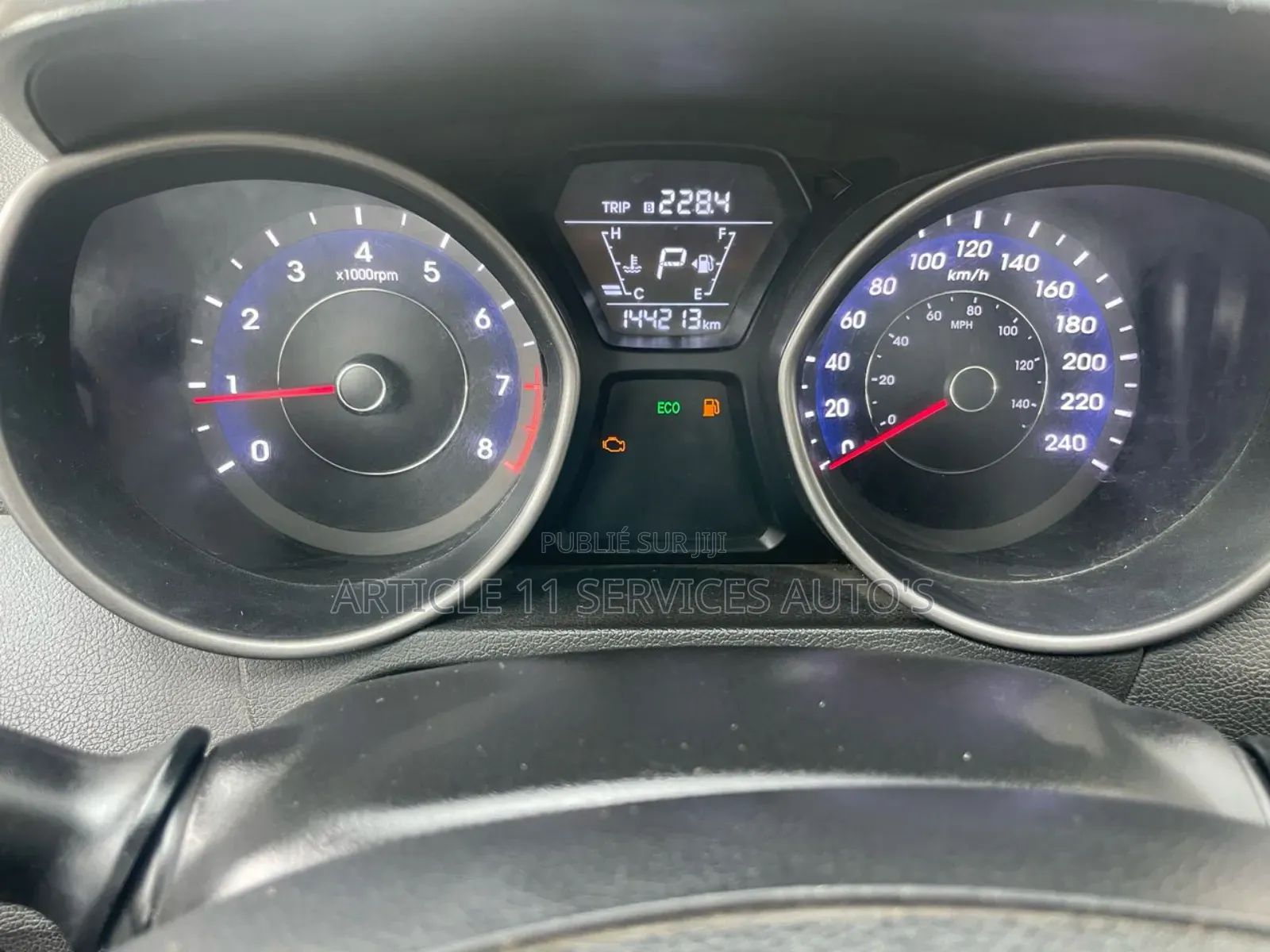 Hyundai Elantra 2016 Bleu