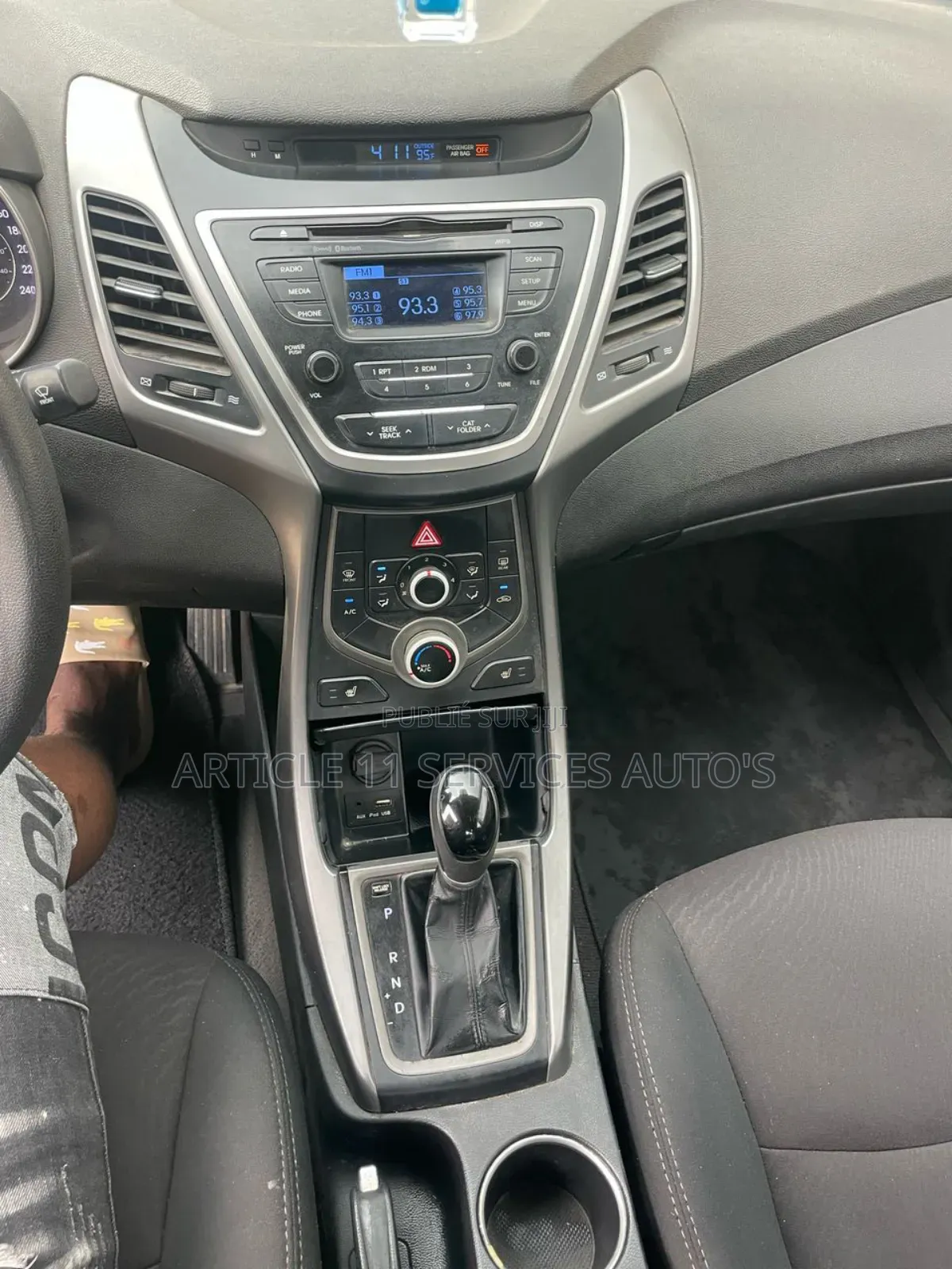 Hyundai Elantra 2016 Bleu