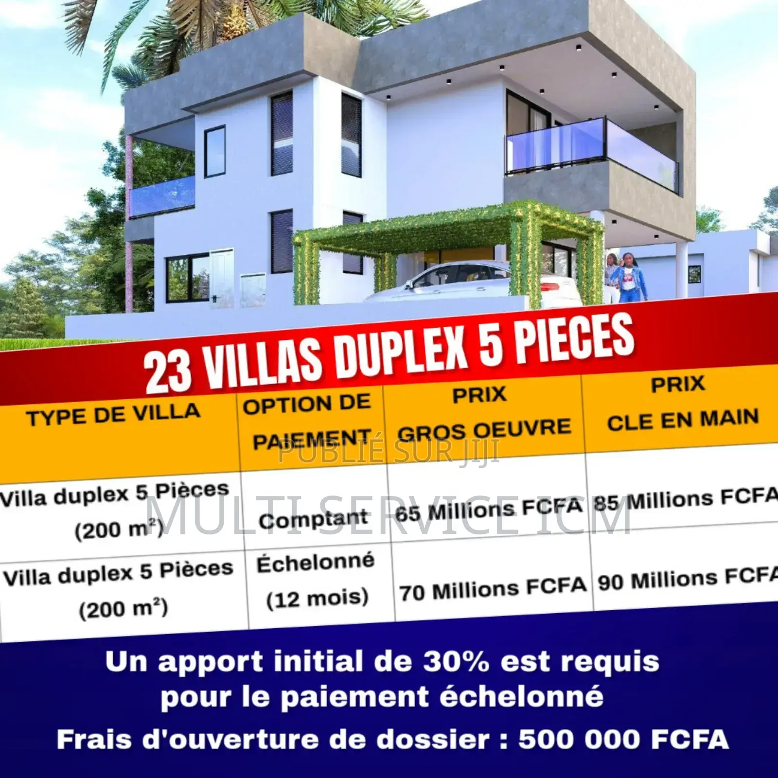 3chbre Maison dans Cocody à Vendre