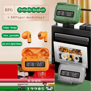 Casque Stéréo Bluetooth Sans Fil Avec Affichage De l'Horloge