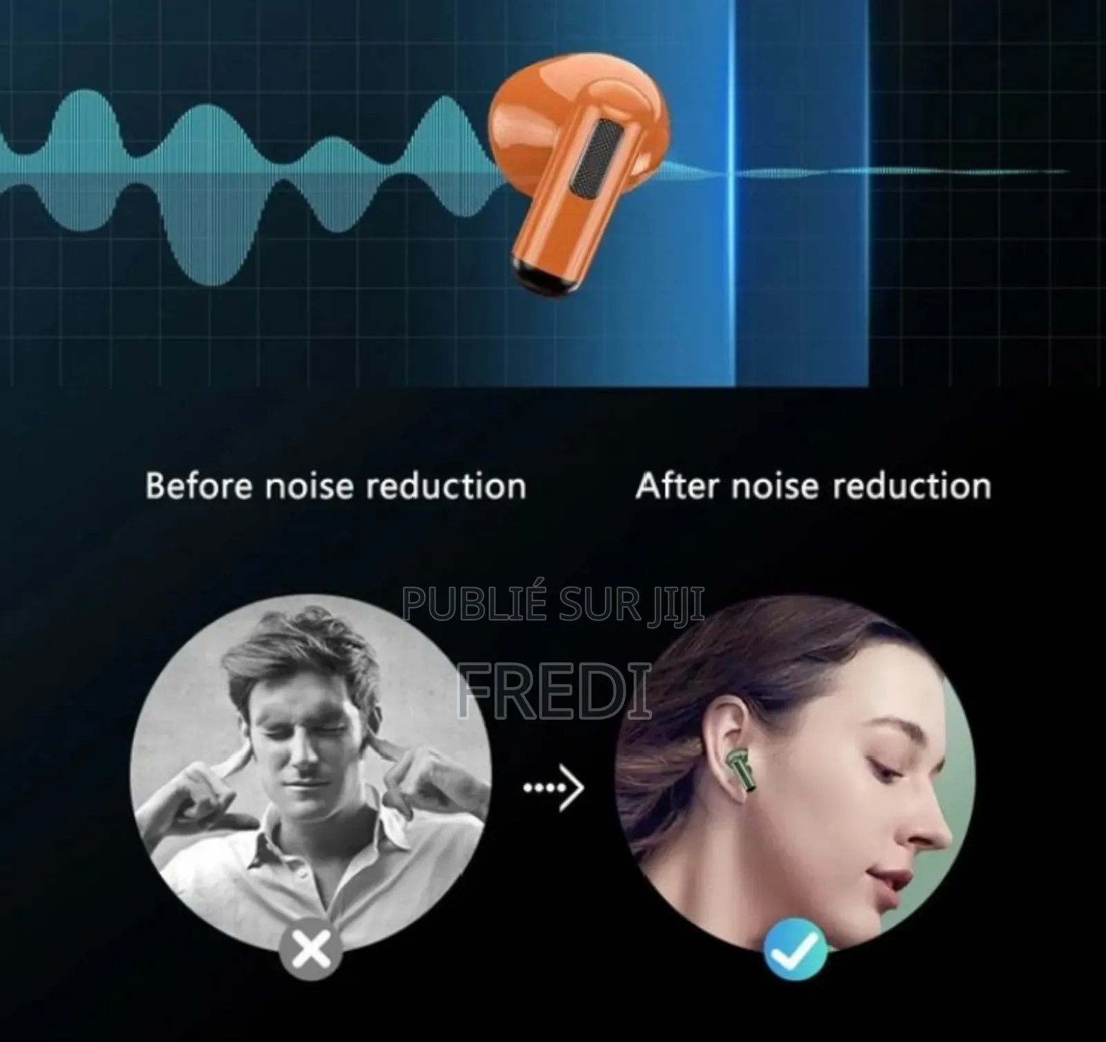 Casque Stéréo Bluetooth Sans Fil Avec Affichage De l'Horloge