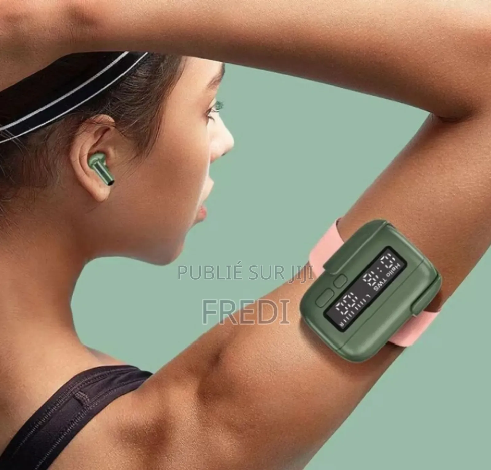 Casque Stéréo Bluetooth Sans Fil Avec Affichage De l'Horloge