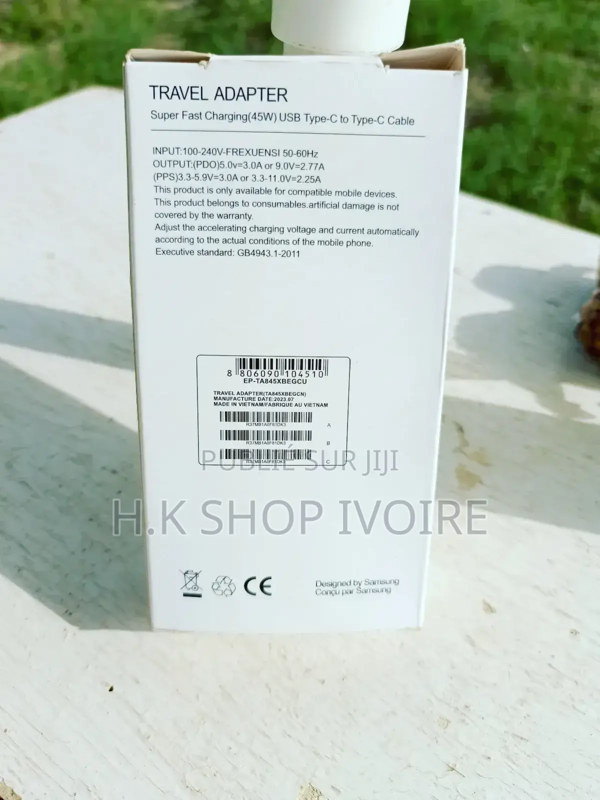 45w Pd Adapter Usb-C