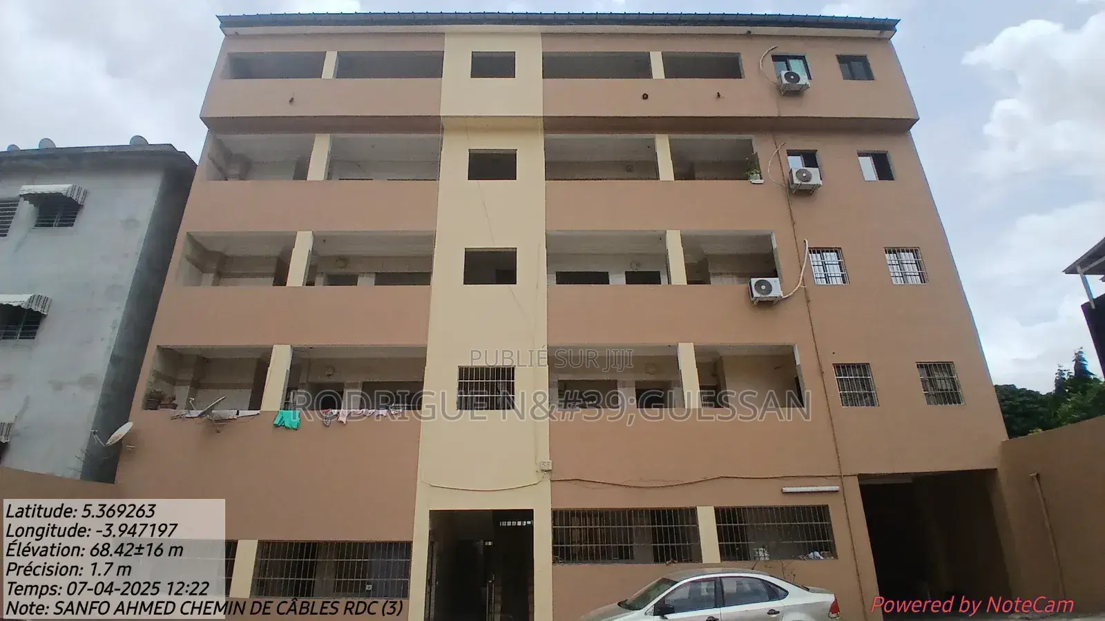 3chbre Appartement partagé dans N'Guessan Rodrigue, Cocody à Louer