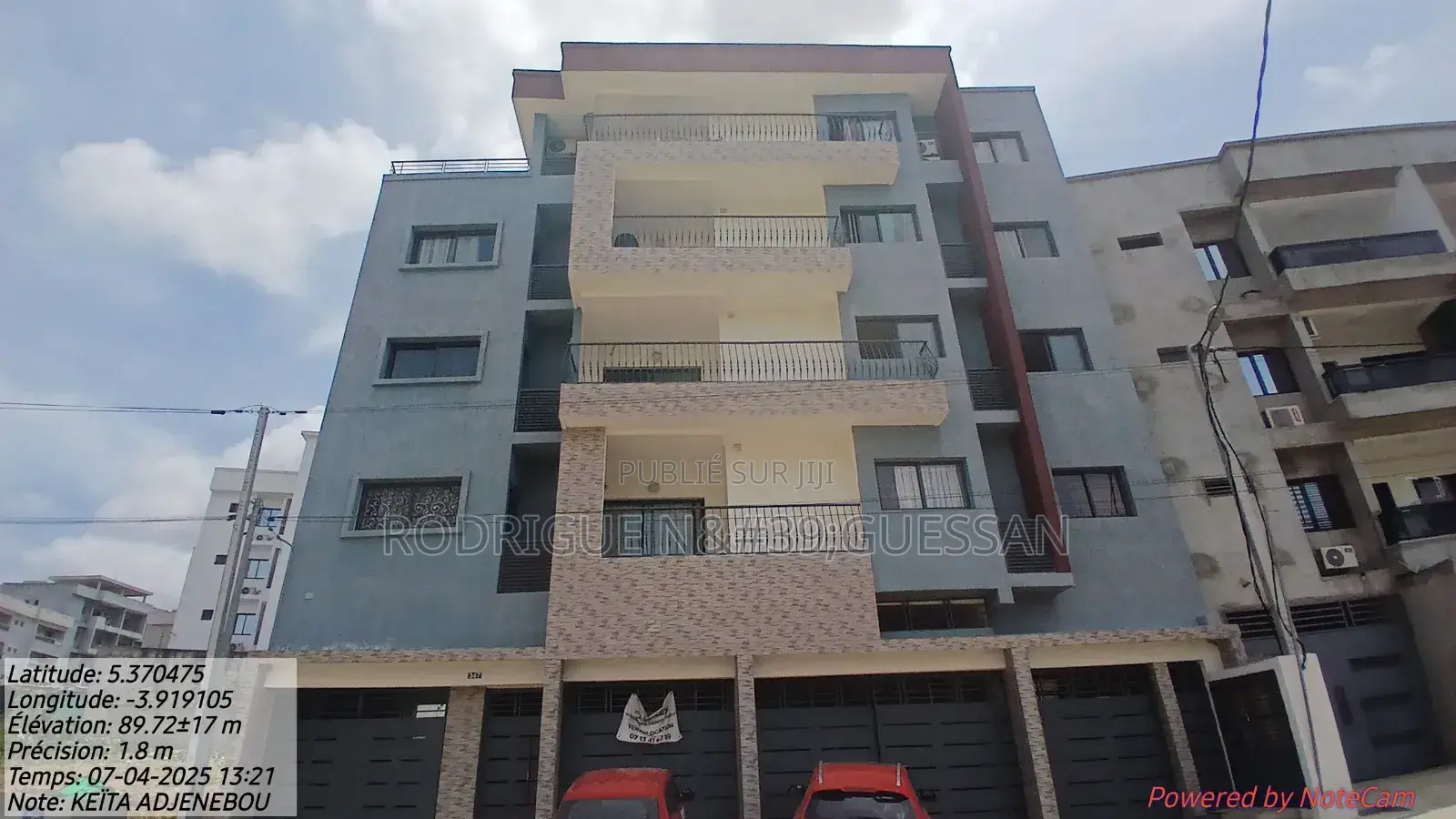 3chbre Appartement partagé dans N'Guessan Rodrigue, Cocody à Louer
