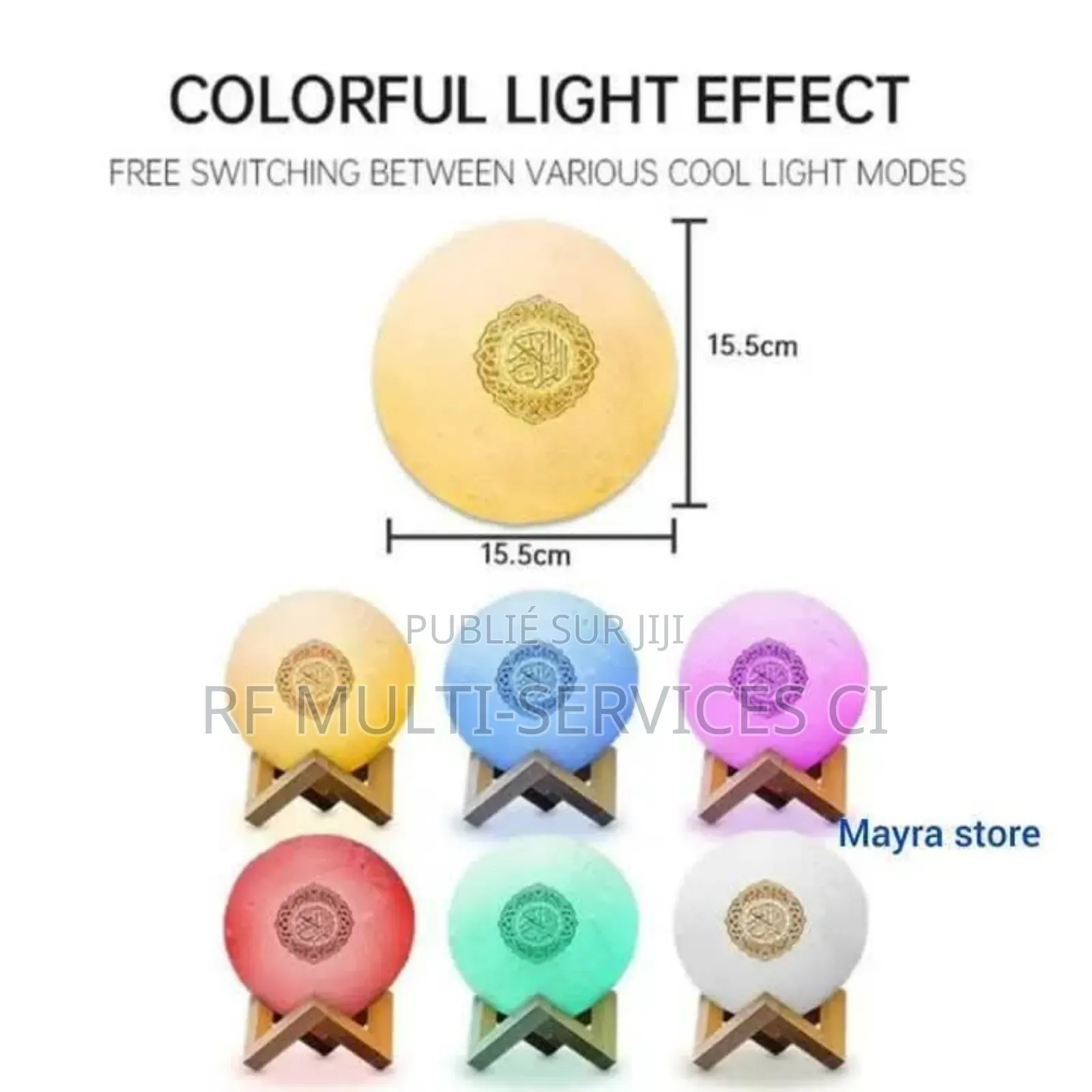 Veilleuse Coranique Multilingue