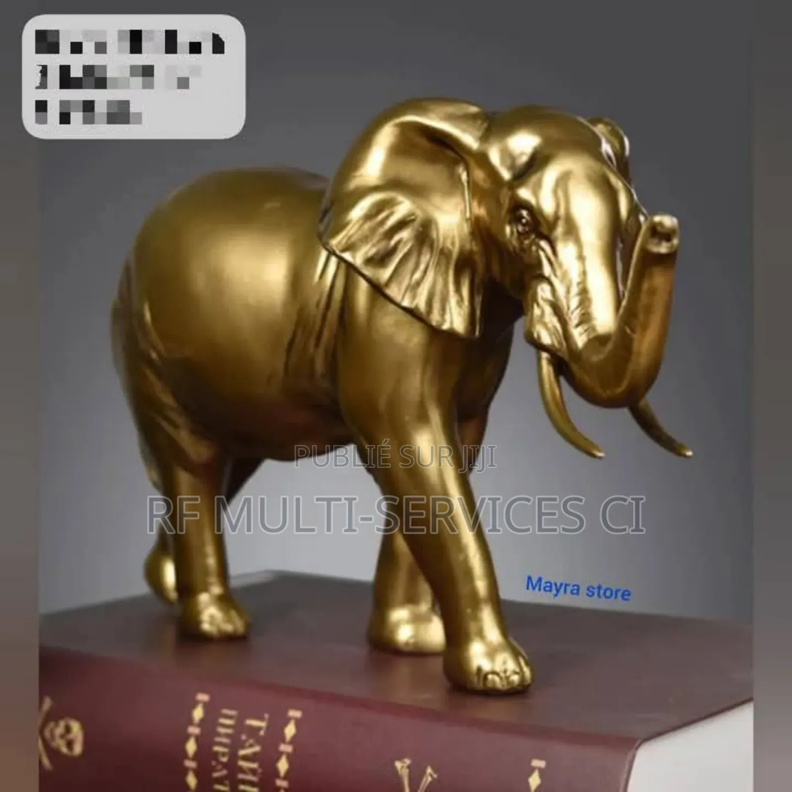 Figurine en Forme d'Éléphant