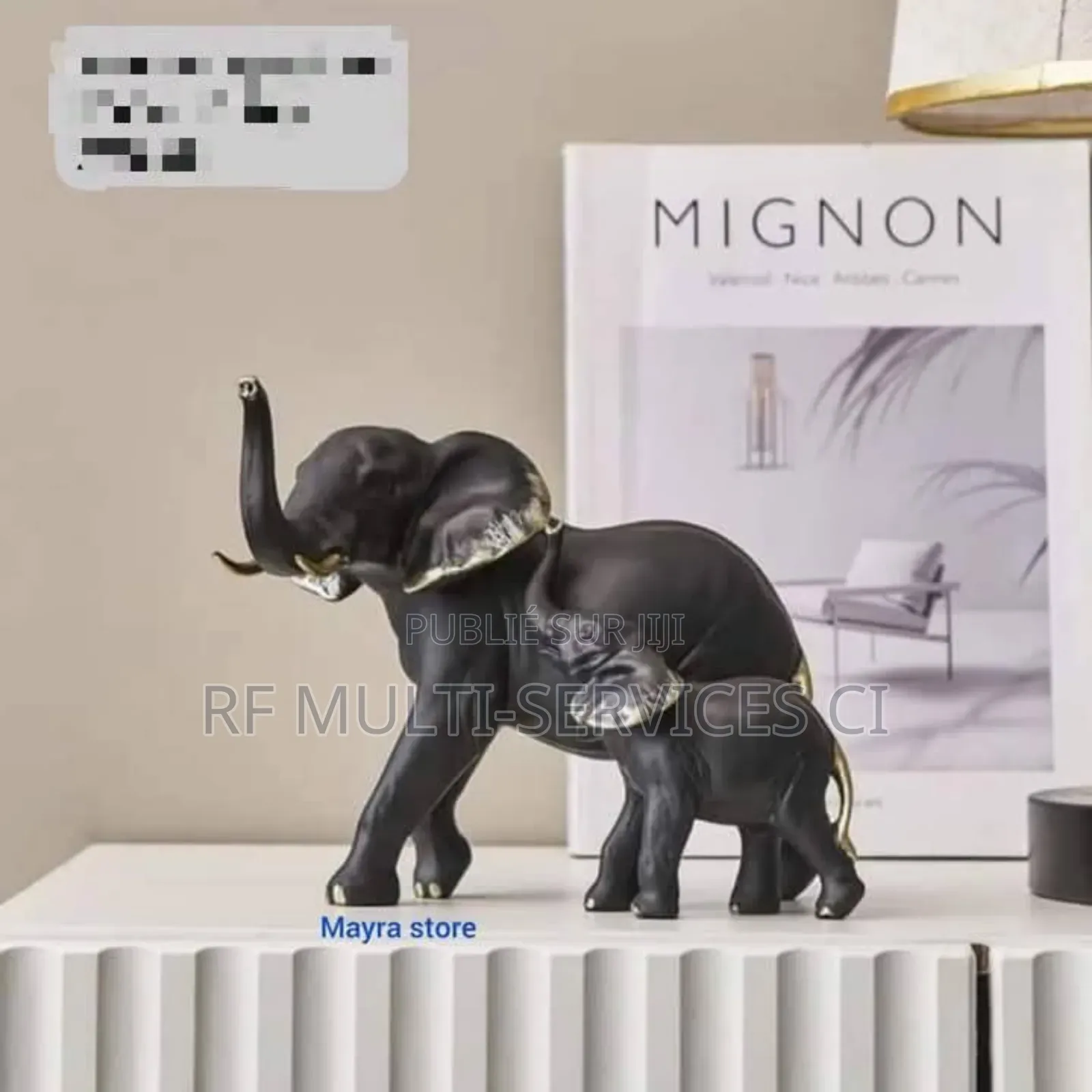 Figurine en Forme d'Éléphant