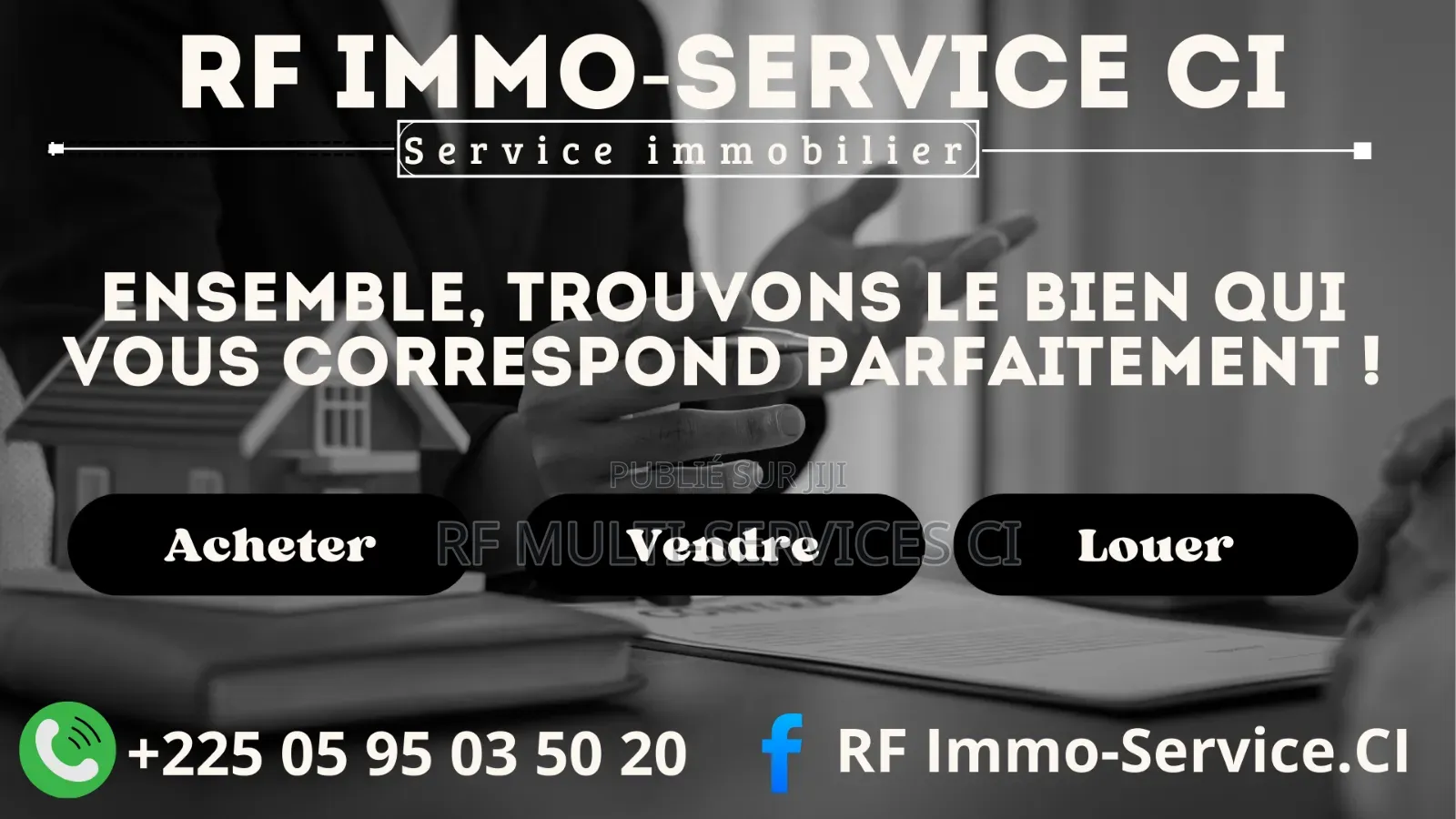 Contactez-Nous Pour Tout Achat Vente d'Appartement