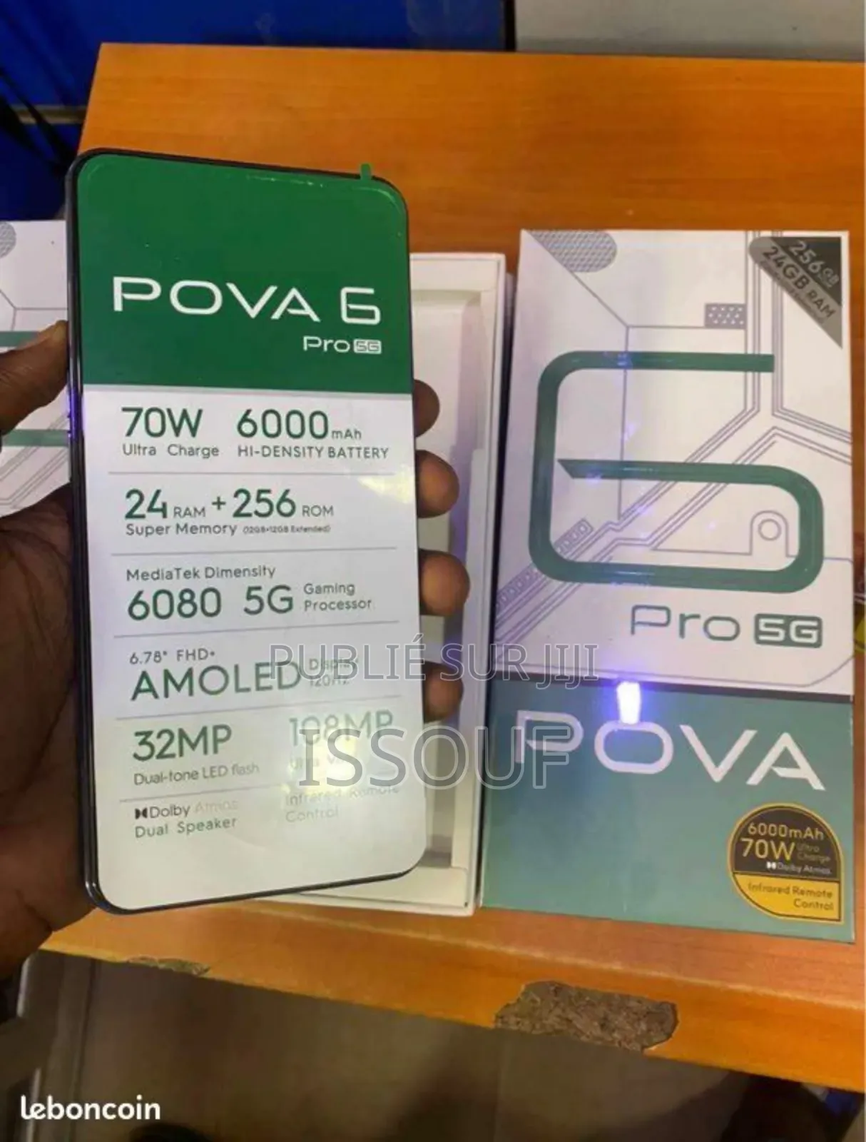 New Tecno Pova 6 Pro 5G 256 GB Autre