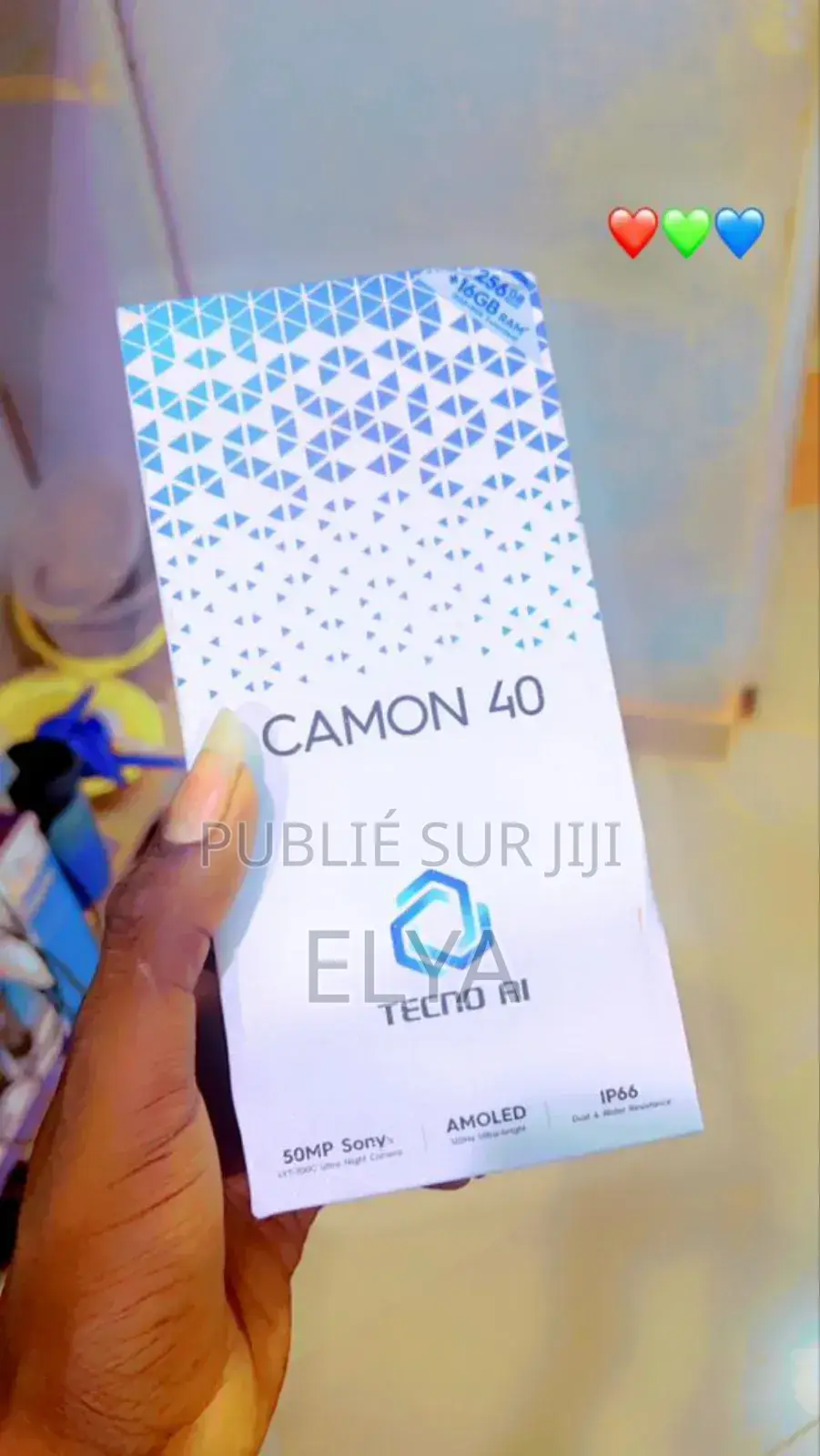 New Tecno Camon 40 256 GB Bleu